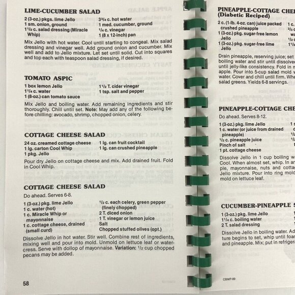 300 Ways With Salads Spiral Bound Cookbook By Morris Press 1994 Veggie Recipes - Picture 9 of 12